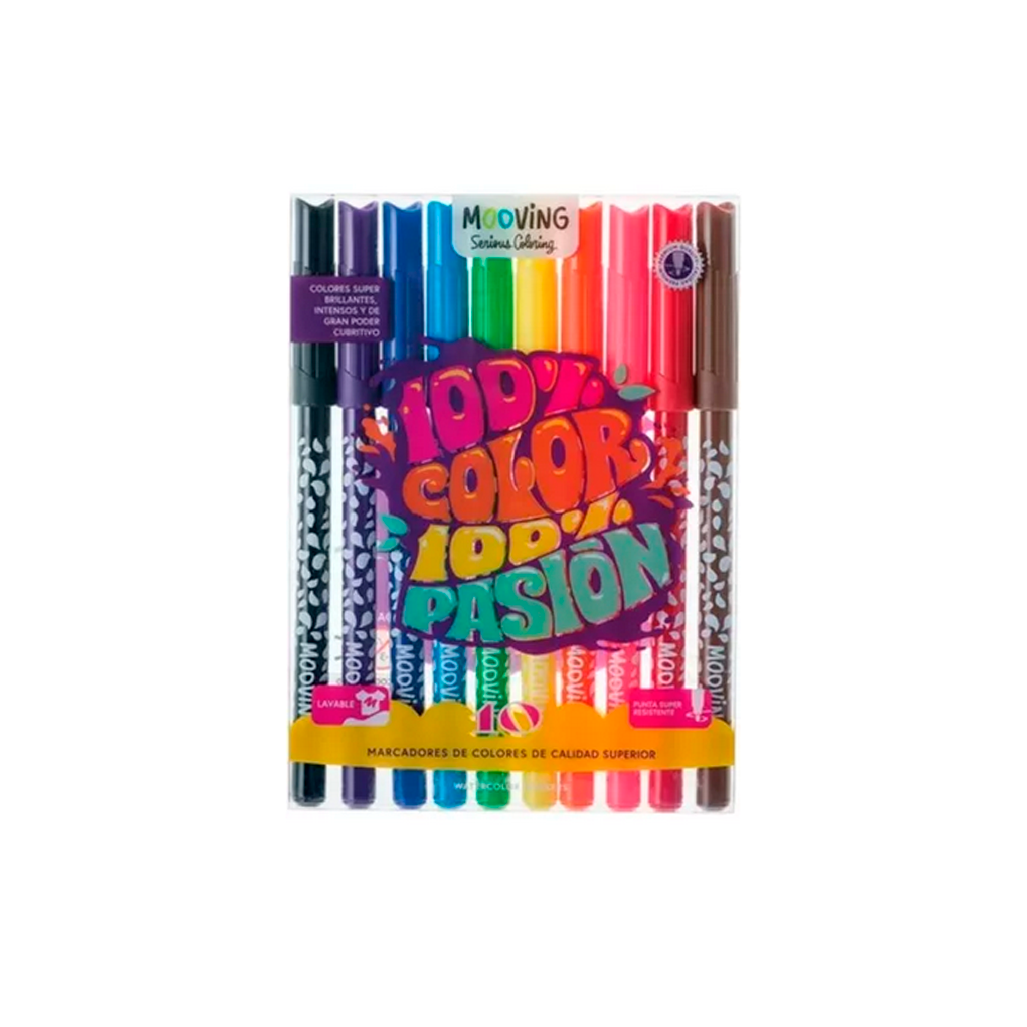 Fibra Mooving 100 % Color 100 % Pasion X 10 U.